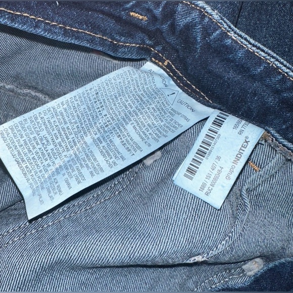 Zara Relaxed Leg High Waisted Jeans - Picture 9 of 9